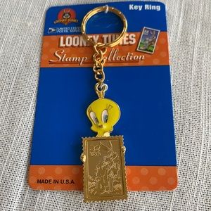 Official Looney Tunes Stamp Collection Keyring